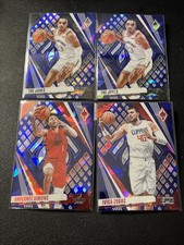 4 Card 2023 Phoenix Blue Cracked Ice Lot Tre Jones, Anfernee Simons, Ivica Zubac