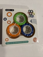 STRESS RELIEF MAGNETIC RINGS GAMES MAGNETIC FIELD THERAPY - Free Shipping