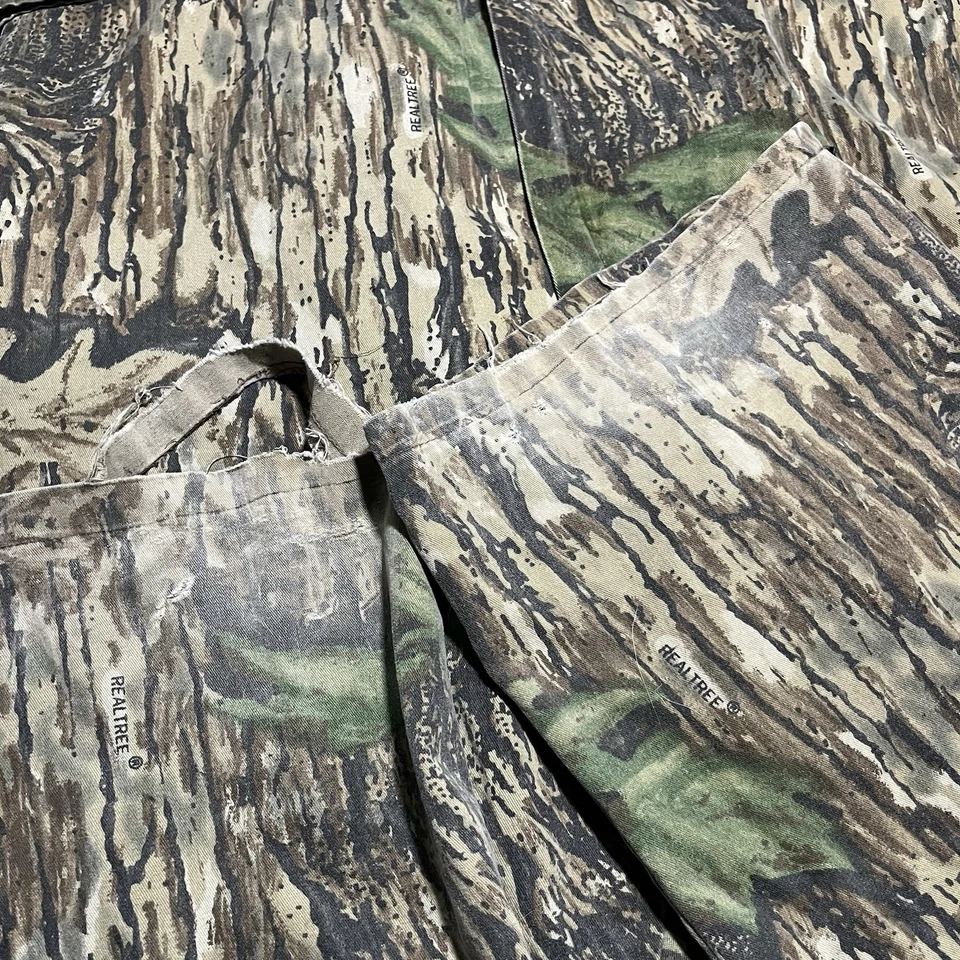 Vtg 10X Coveralls Mens XL RealTree Camo Hunting Work Outdoor USA 90s - Image 3 of 4