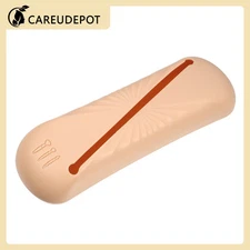 1Pcs Portable Travel Makeup Bag Makeup Organizer Bag Silicone Waterproof Beige