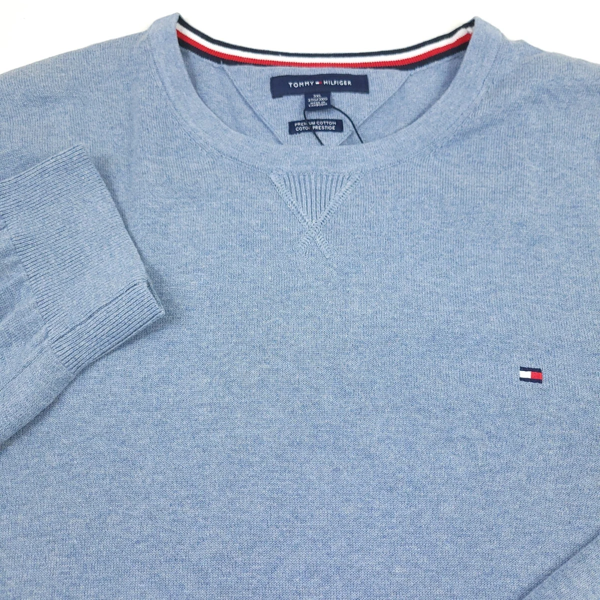 Tommy flag crew sweater sales