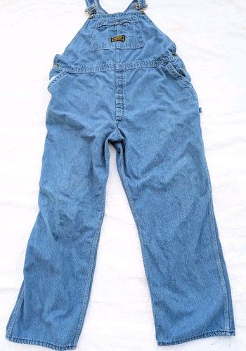 Vintage Washington Dee Cee Denim Bib Overalls Sanforized USA 48-32 READ Descrip. - Picture 16 of 22