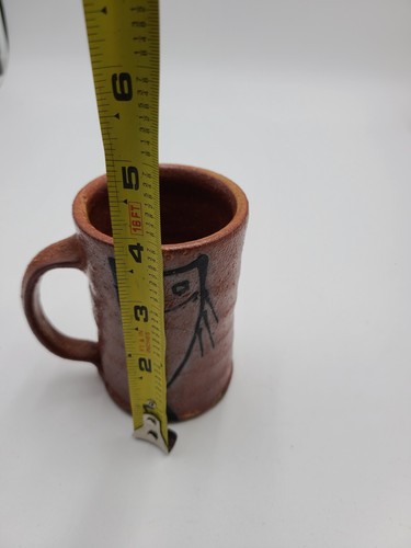 VTG. Hand Thrown Ceramic Coffee Mug Signed Dewitt - Picture 4 of 4