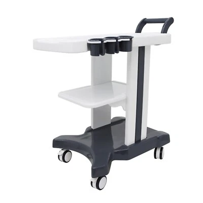 BANFLUXION 3 Holes ABS Mobile Trolley Cart for Portable Ultrasound Scanner System w/Wheels