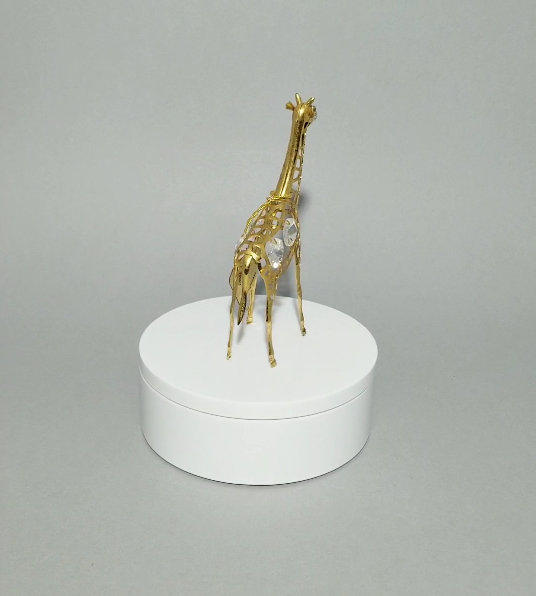 Swarovski Crystal Element Studded Baby Giraffe Figurine Ornament