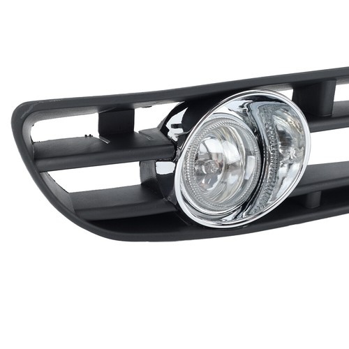 Pair L+R Bumper Grille Cover With Fog Lamp Light For VW Bora Jetta MK4 1998-2005 - Picture 13 of 17