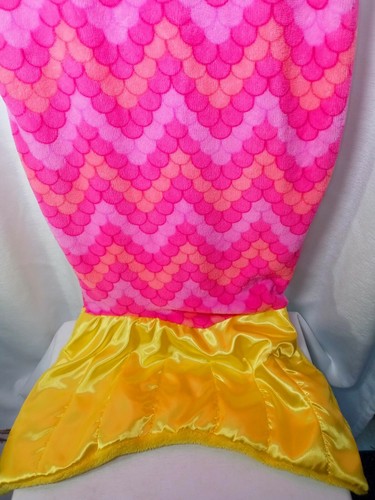 Pink Mermaid Kids Teens Snuggie Tails Super Soft Plush One Size Fits Most Comfy - Picture 5 of 11