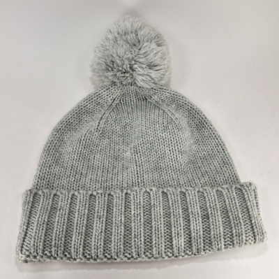 UGG  Gray Knit Pom Pom Beanie UGG Hat Beanie Fitted Womens One Size GREY Knit Pom Pom  main image 2