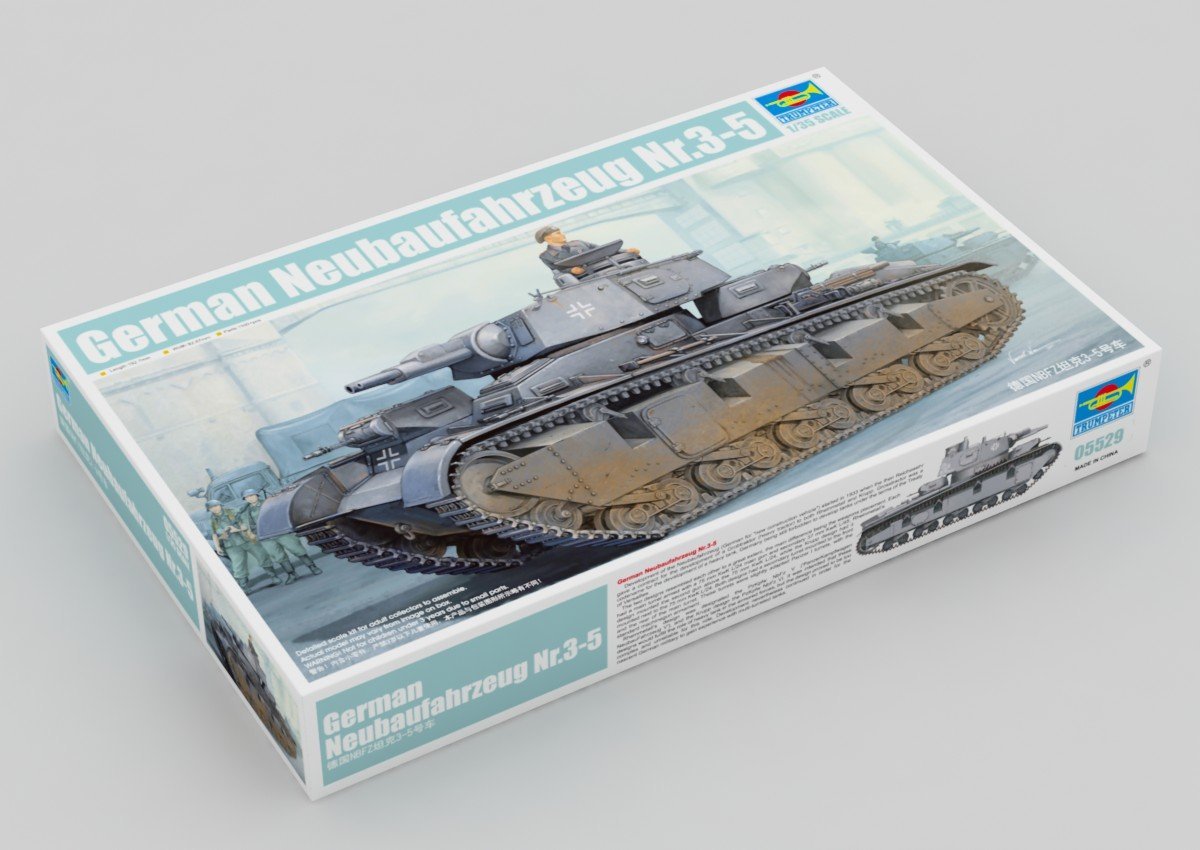 8号 Trumpeter 05529 1/35 German Neubaufahrzeug Nr.3-5 | eBay