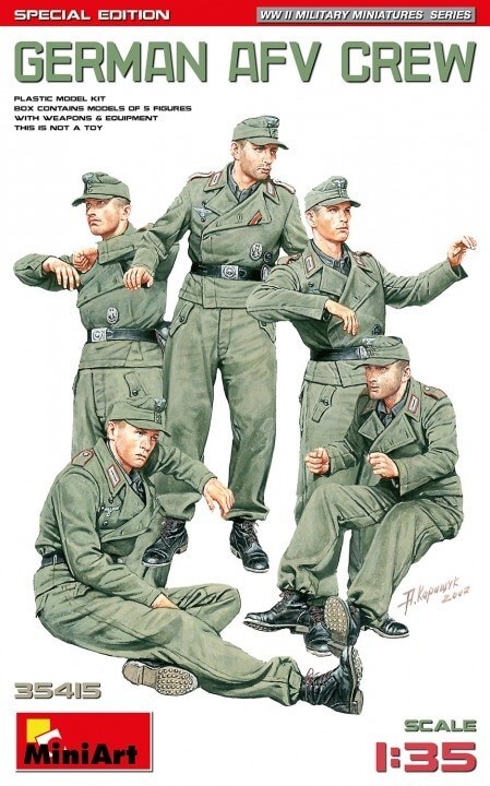 MiniArt 35415  1:35th scale German AFV Crew