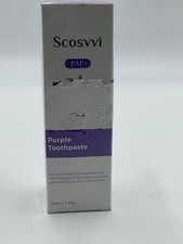 Scosvvi PAP Purple Toothpaste - Whitening - 1 oz - Ex: 6/26