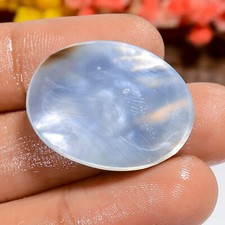Natural Mother Of Pearl Oval Shape Cabochon Loose Gemstone 32 Ct. 27X20X6 mm