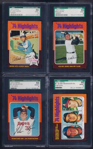 SGC 88 8 1975 Topps #223 Robin Yount Milwaukee Brewers ROOKIE NICE! ONLY READ! - Picture 5 of 14