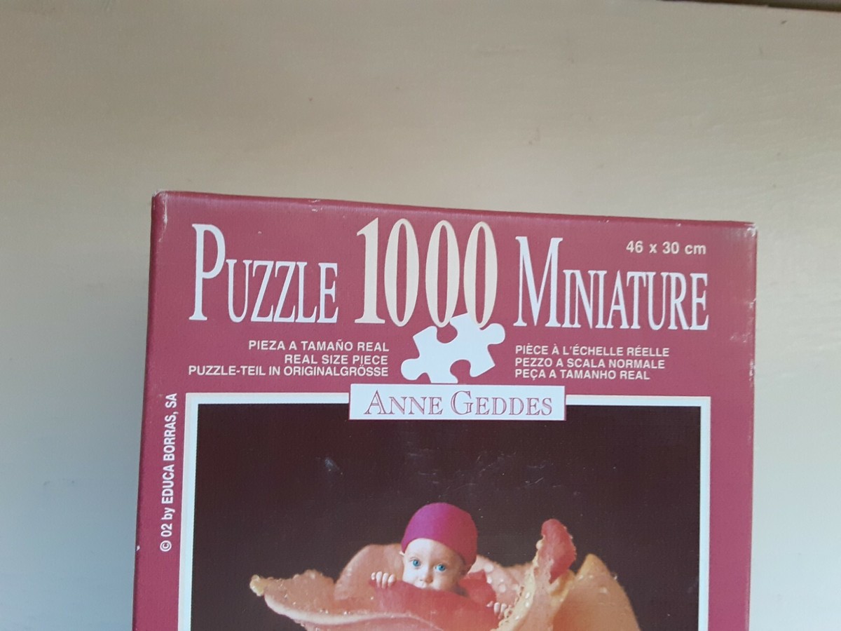 1000 Minature puzzle, 'Anne Geddes English Rose' 11772 Pre made