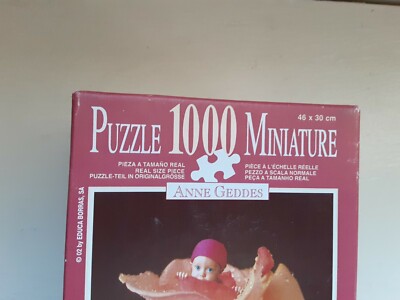 1000 Minature puzzle, 'Anne Geddes English Rose' 11772 Pre made