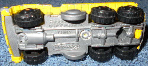2000 MATCHBOX RESCUE CRANE 1:64 DIECAST VEHICLE W/ SWIVEL BASE & EXTENDING CRANE - Picture 6 of 8