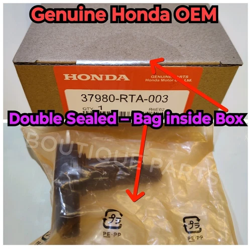 OEM Genuine MAF Mass Air Flow Sensor DENSO 37980-RTA-003 for Honda Civic CR-V - Picture 4 of 8