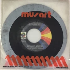 ANTONIO AGUILAR -MI TRIGUEÑITA / LA MULA CHULA- MEXICAN 7" SINGLE CS RANCHERAS