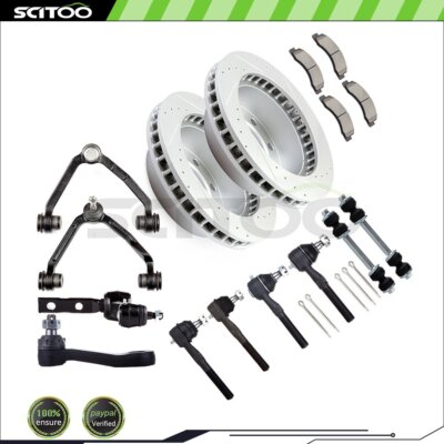 For 2000-03 Ford F-250 Super Duty Control Arm Tie Rod End with Brake Rotor Pad
