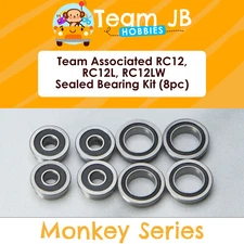 Team Associated RC12, RC12L, RC12LW, RC10L Team Kit - 8 Pcs Sealed Bearings Kit