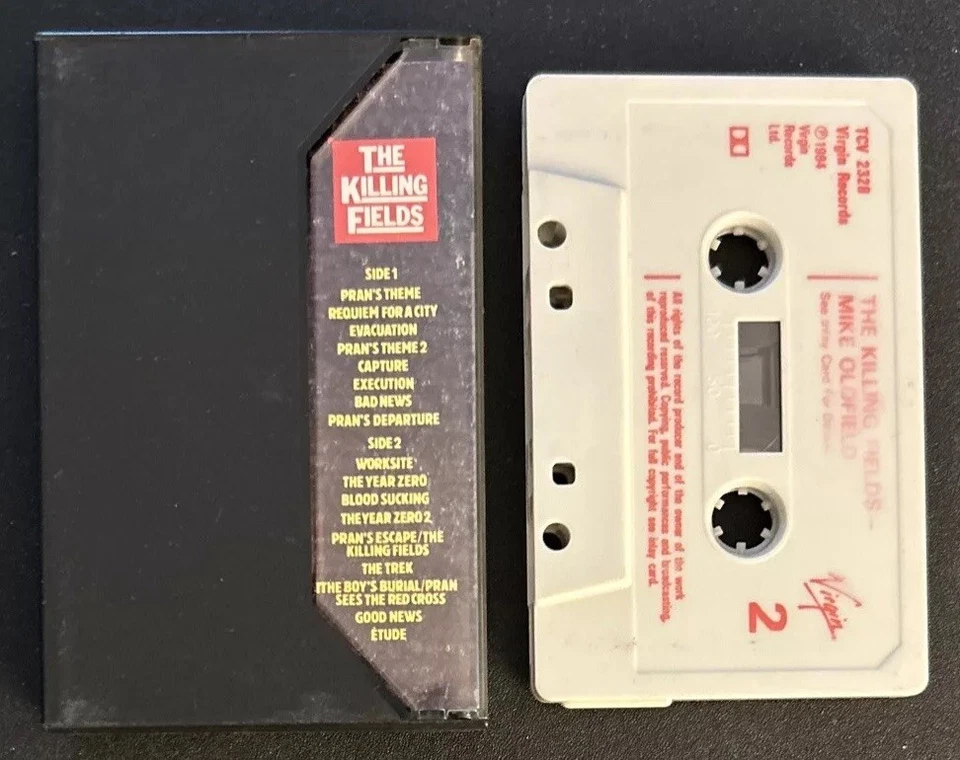 Кассетная лента с саундтреком Mike Oldfield Killing Fields (Virgin Records 1984 б/у) - Изображение 2 из 4