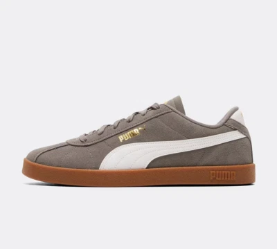 PUMA Puma Club II Baskets Gris Et Blanc Taille UK 10.5 US 11.5 EUR 45 - Photo 1/4
