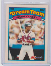 1989 Topps KMart Dream Team Ron Gant #2 Atlanta Braves