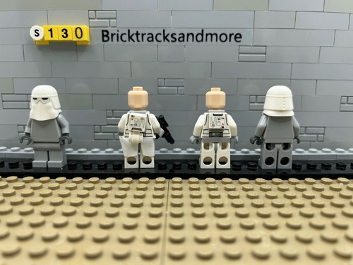 LEGO® SW0764B SW0568 Snowtrooper Star Wars minifigure 2 pezzi - Foto 3 di 3