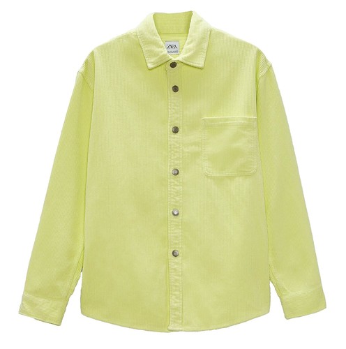 Zara 100% Linen Shirt Dress Long Sleeve Khaki Green Button Front | eBay