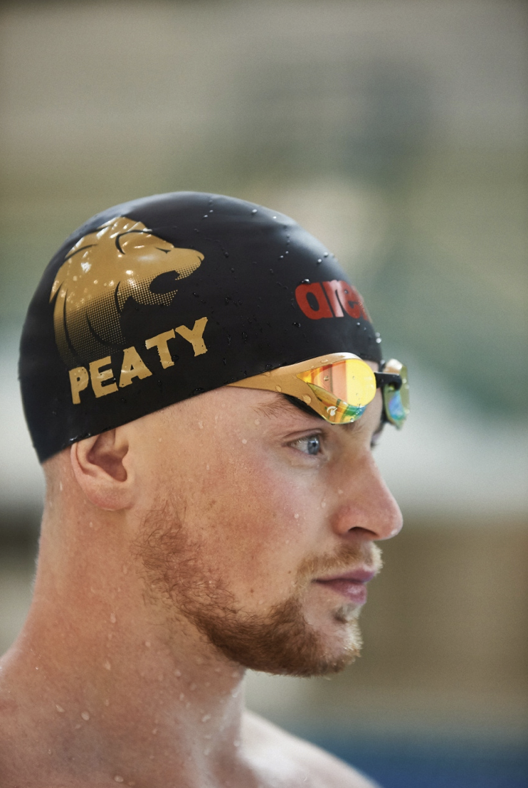 Arena C O B R A ULTRA SWIPE MIRROR - Gafas De Natación - Yellow Copper White/blanco