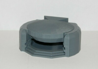 WWII Era German Bunker PAK Cannon 3D Printed 1:144 1:100 1:87 1:72 1:48 
