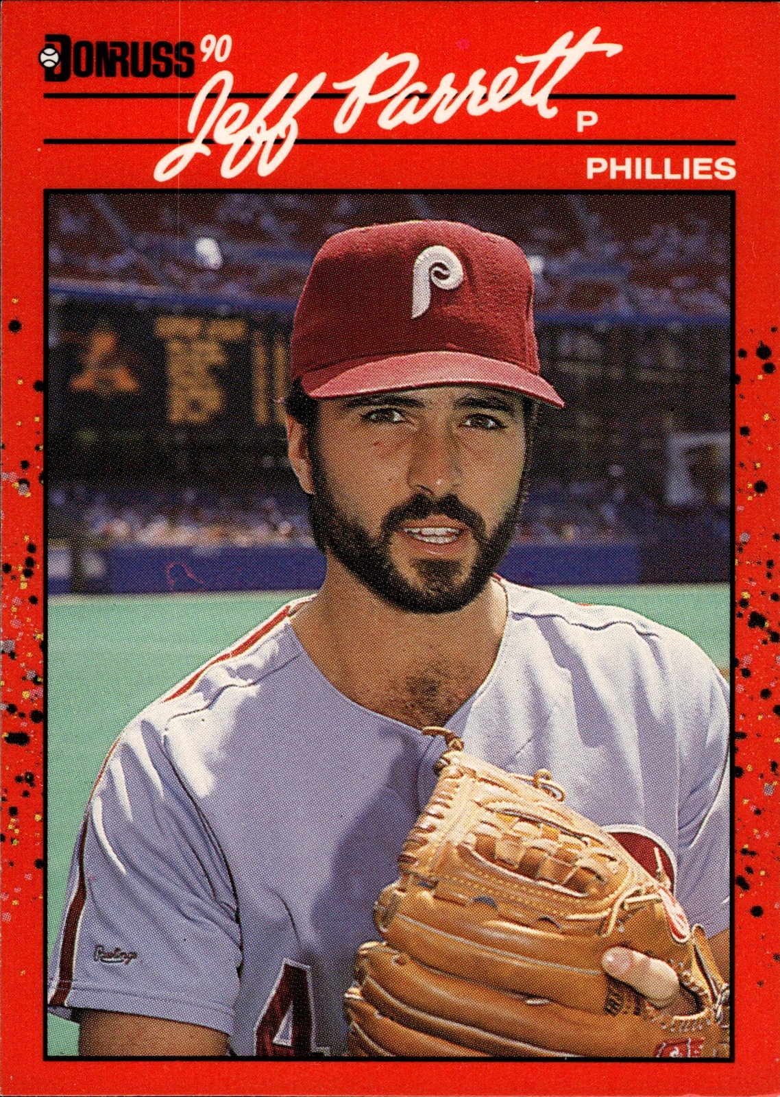 1990 Donruss #369a Jeff Parrett