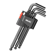 9 Piece Ball Ended Hex Allen Key Wrench Set For Bikes Bicycles Cars & Vans UK