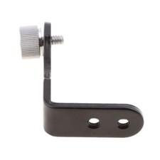 L Bracket Metal   Tripod Adapter with Two 1/4 Inch Threading Connecting