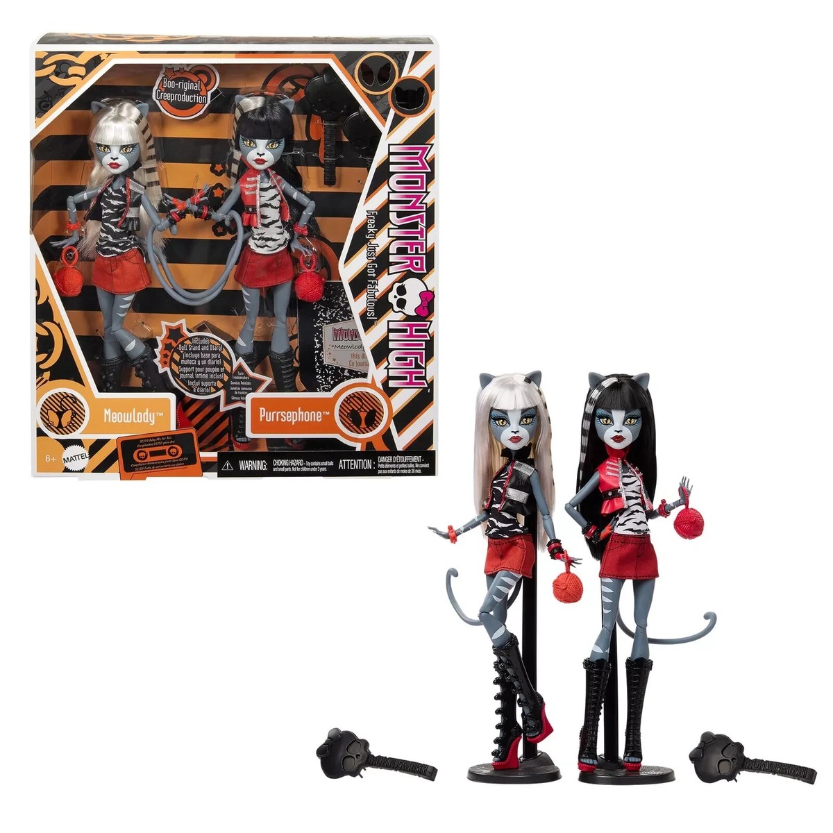 Monster High Boo-Riginal Creeproduction Meowlody & Purrsephone