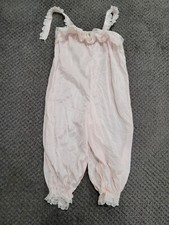 Vintage Isaacson Carrico I.C. Pink Nylon Romper Sleeper Toddler Size 2T