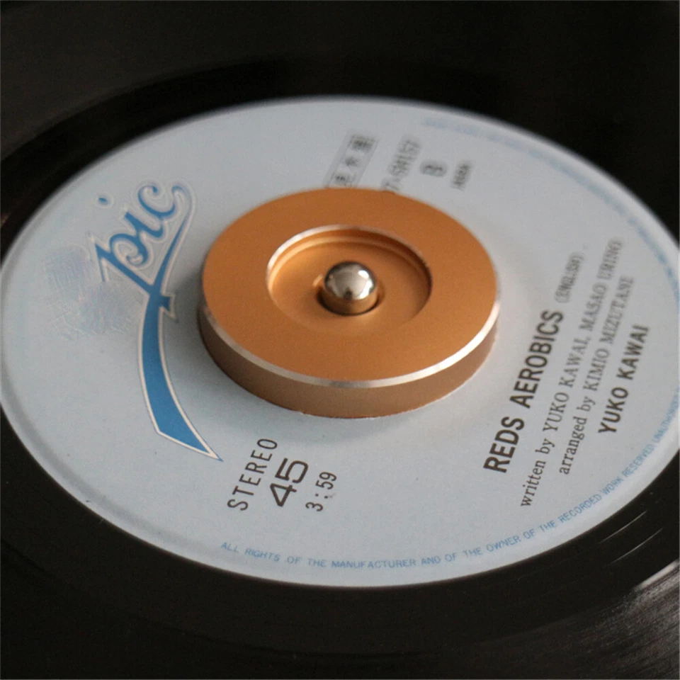 45 RPM 7 inch EP Record Turntable Phonograph Vinyl Technics Center Adapter - Image 4 of 4