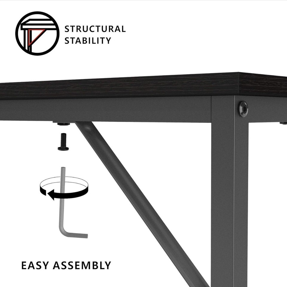 Collection Only Computer Desk With Shelves eBay