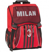 Zaino Scuola Medie Elementari del Milan Calcio Estensibile e Organizzato