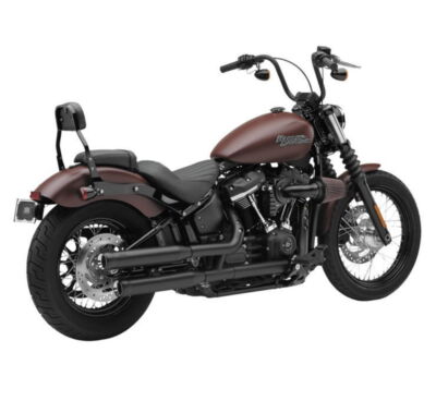 Cobra 3'' Neighbor Hater Slip-On Black Mufflers Exhaust Kit 2018+ Harley Softail