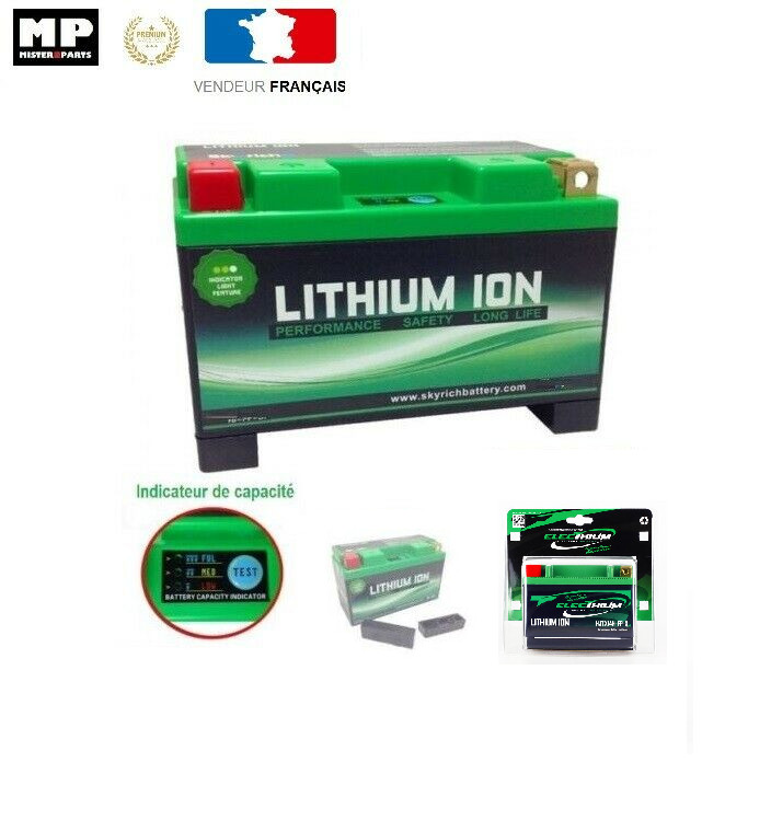 Batterie HJTX14H-FPS lithium pour régler les problèmes de démarrage Gilera