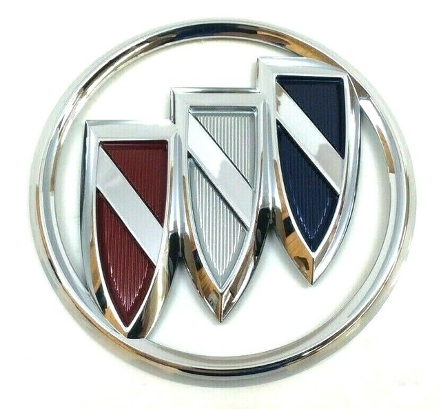 20172019 Buick LaCrosse rear trunk lid red white blue Trishield Emblem
