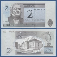 ESTLAND / ESTONIA 2 Krooni 2006  UNC  P. 85a