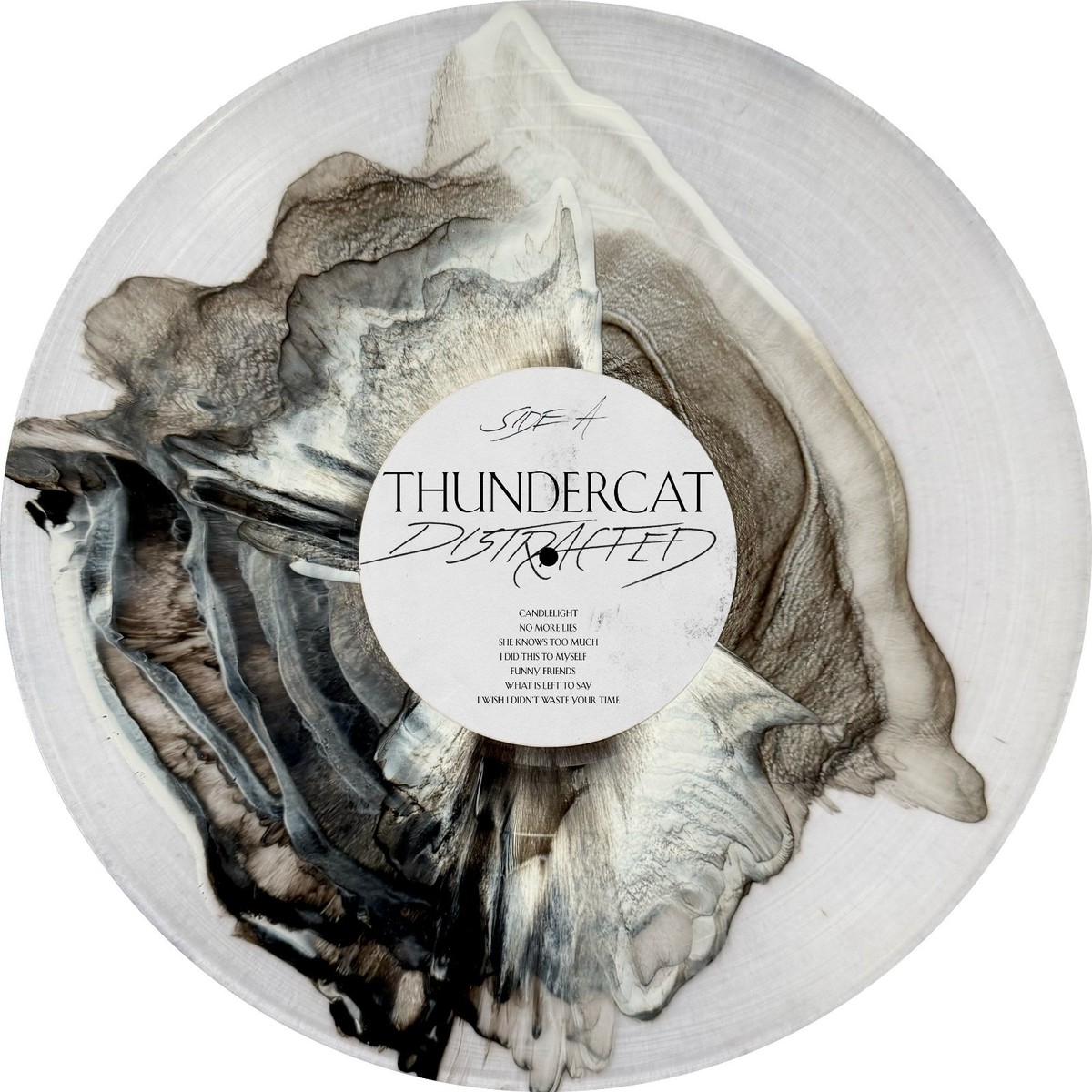 THUNDERCAT - Distracted Blood Records Black Lace Effect Vinyl LP