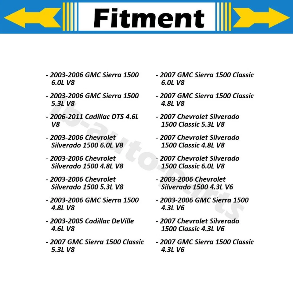 Pinzas de freno traseras 2 piezas para Chevrolet Silverado 1500 2003 2004 2005 2006 5,3 L Foto 2 de 4