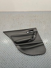 BMW 1 SERIES F20 REAR LEFT PASSENGER SIDE DOOR CARD PANEL BLACK LEATHER