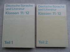 UNTERRICHTSHILFEN - DEUTSCH LITERATUR - Klassen 11 & 12 - Volk und Wissen DDR
