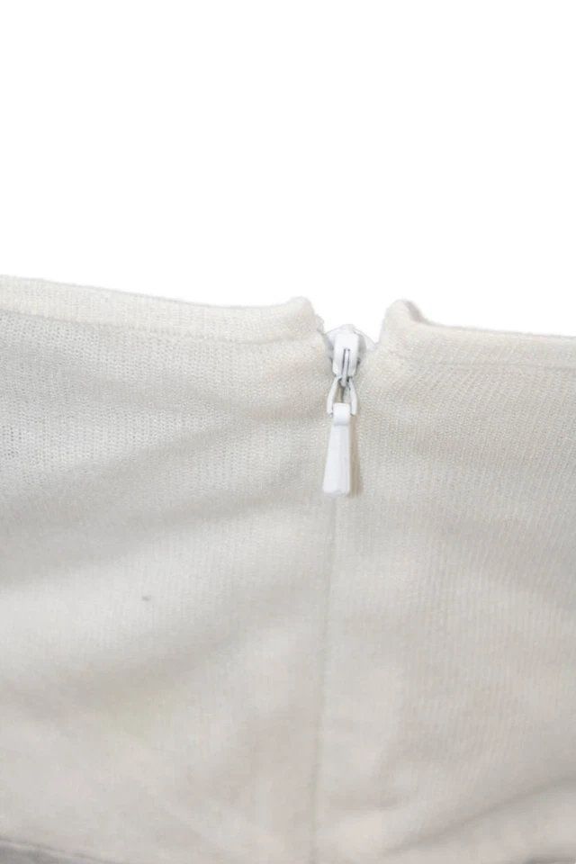 Vestido Lápiz Iisli Mujer Gris Bodycon Sin Mangas Gancho y Ojo Algodón Rayón Talla 2 Foto 4 de 4