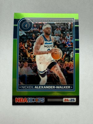 2024-25 Hoops Nickeil Alexander-Walker Premium Prizms Lime Green #/149 #198 Card