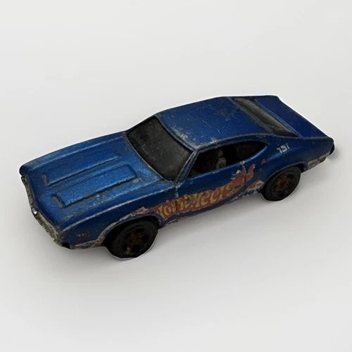 Vintage Blue Hot Wheels Oldsmobile 442 Warner Diecast Vehicle